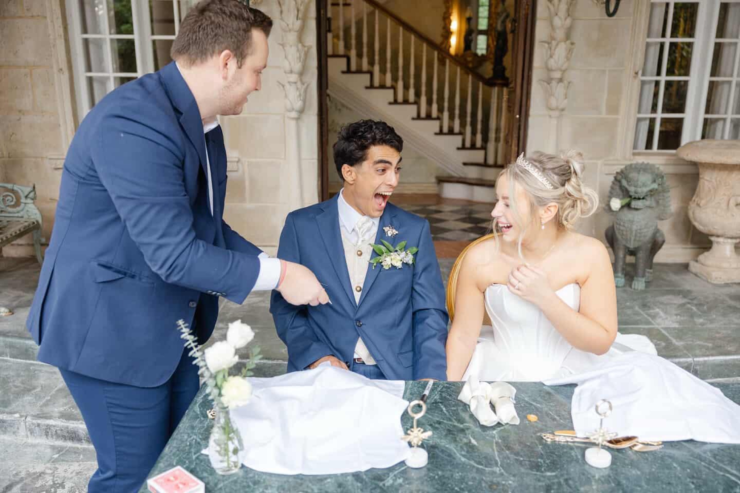 Wedding cocktail hour magic